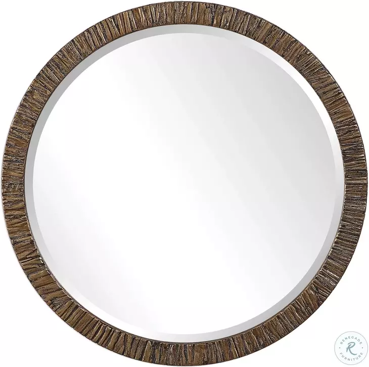 Wayde Antique Metallic Gold Leaf Mirror