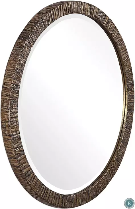 Wayde Antique Metallic Gold Leaf Mirror