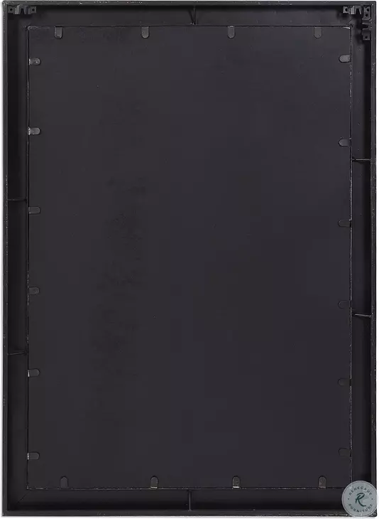 Byram Rustic Aged Black Mirror