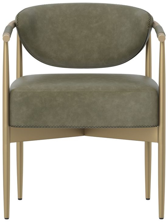 Heloise Ivanhoe Pine Upholstered Dining Arm Chair