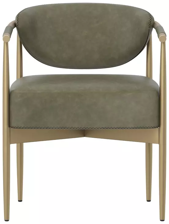 Cressida Ivanhoe Pine Upholstered Dining Arm Chair