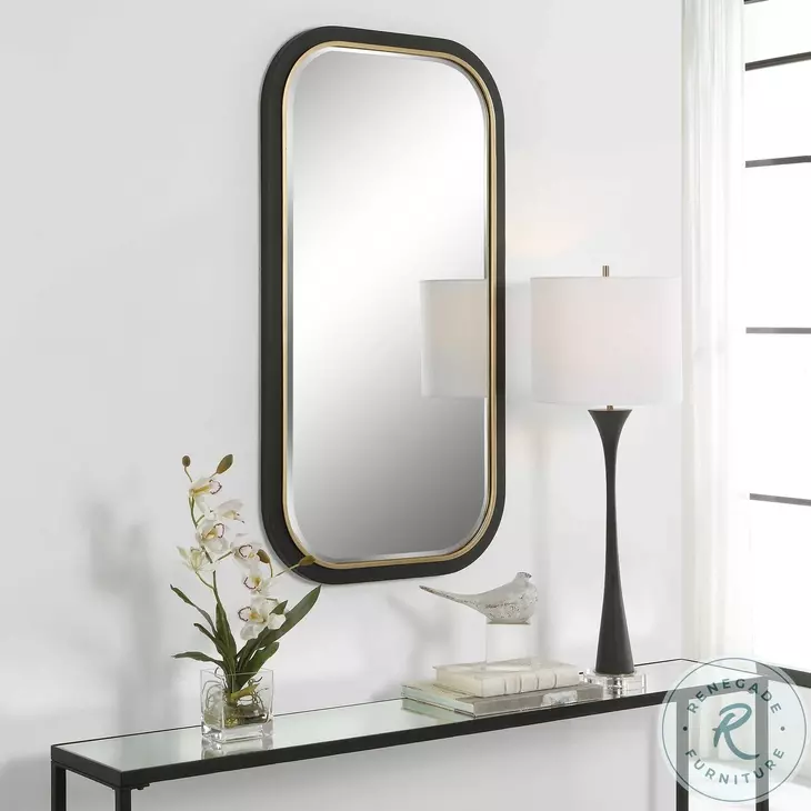Kimberlin Satin Black Mirror