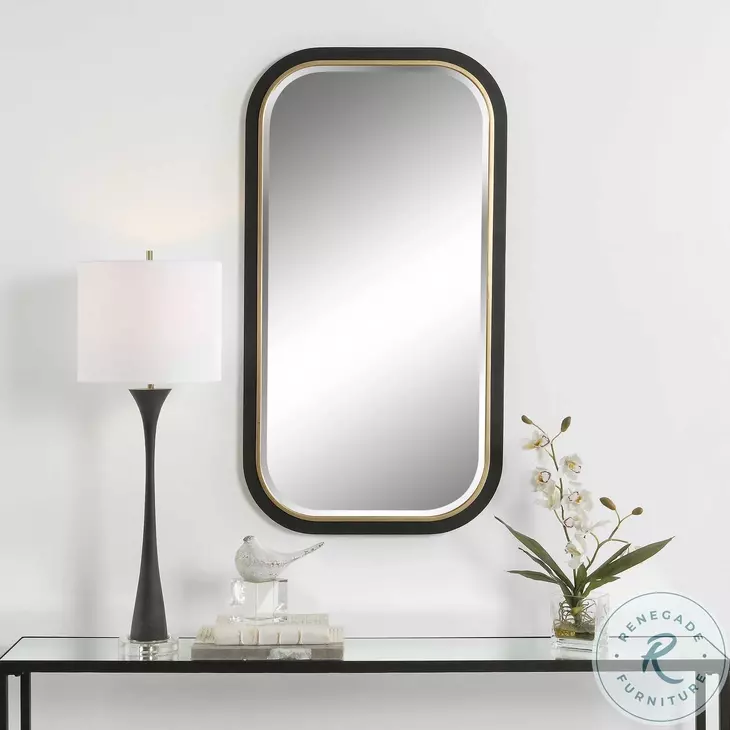 Kimberlin Satin Black Mirror