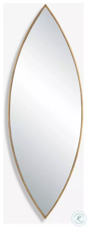 Orbitra Antiqued Gold Mirror