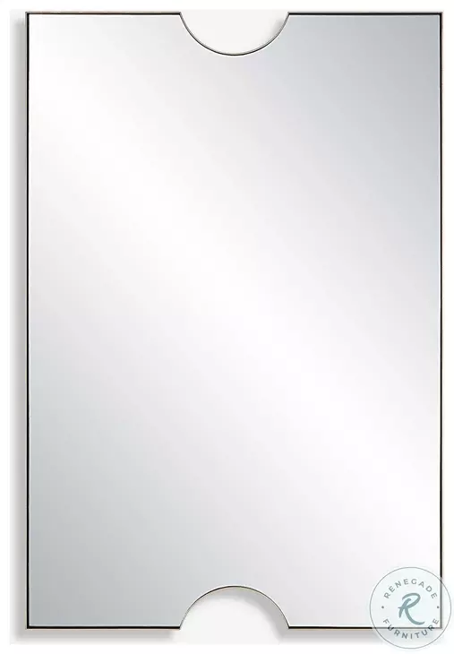 Quader Gold Vanity Mirror