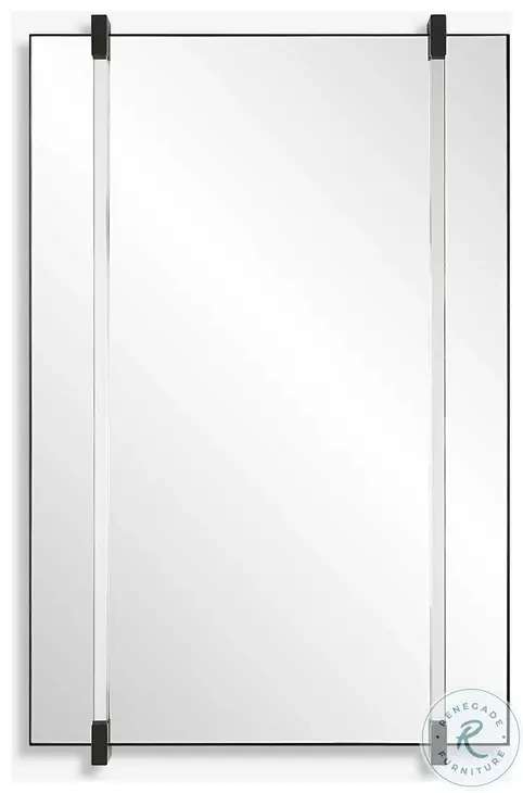 Verdina Matte Black Mirror