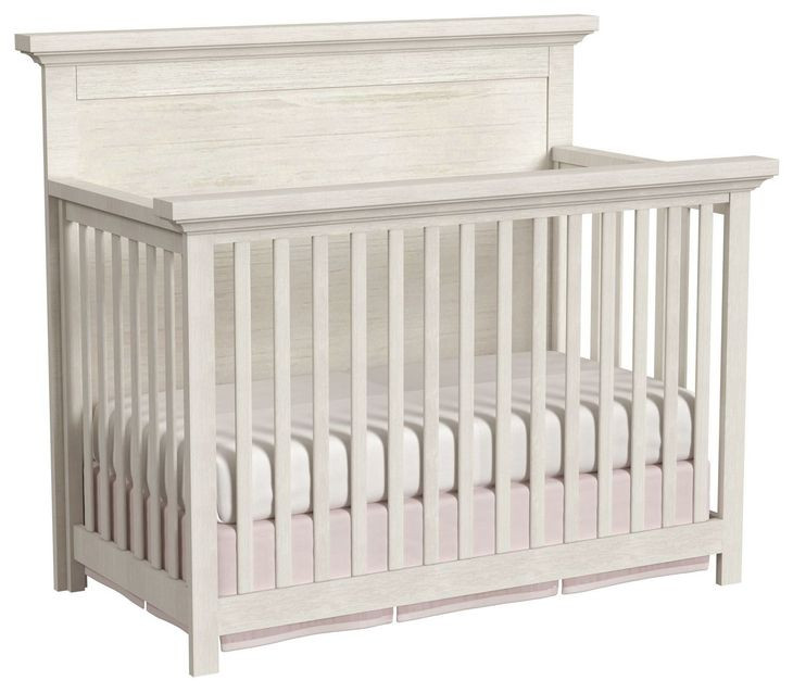 Westfield Brushed White Clean Headboard Convertible Crib