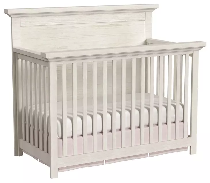 Westfield Brushed White Clean Headboard Convertible Crib