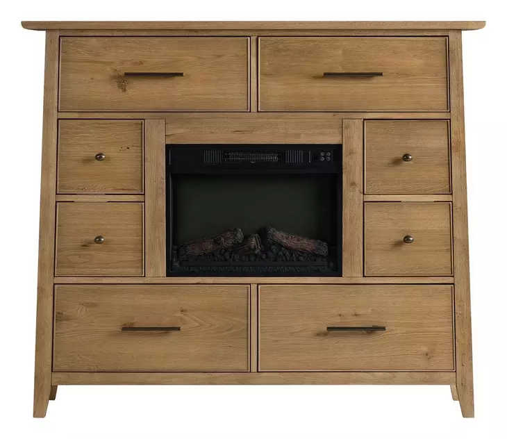 Jackson Golden Oak 8 Drawer Estate Chest