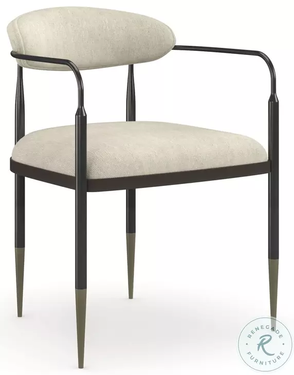 Epoch Ivory Performance Fabric Arm Chair