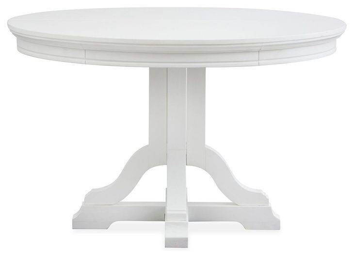 Charleston White Dove 66" Extendable Oval Dining Table