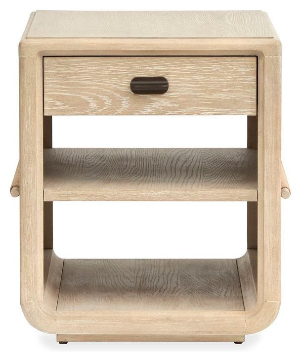 Sunset Cove Sanibel Brown Rectangular Chairside End Table