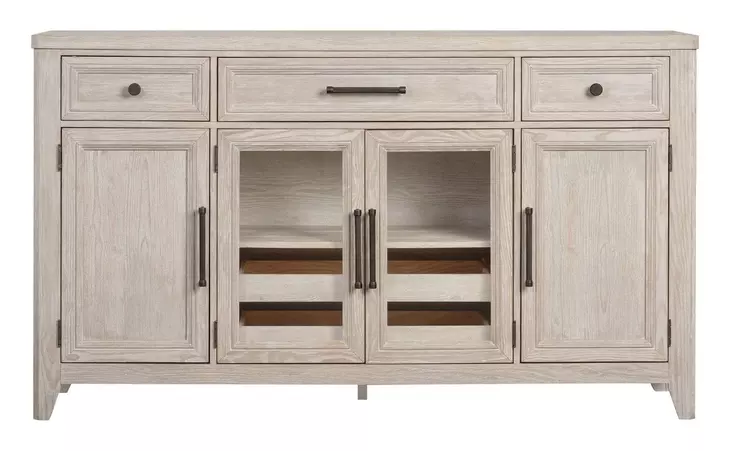 Carlson Washed Linen 4 Door Sideboard
