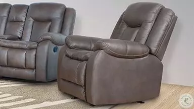 Morello Gray Glider Power Recliner Power Footrest