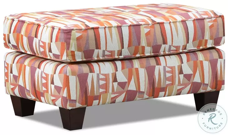 Spencer Cabaret Spumoni Wide Ottoman