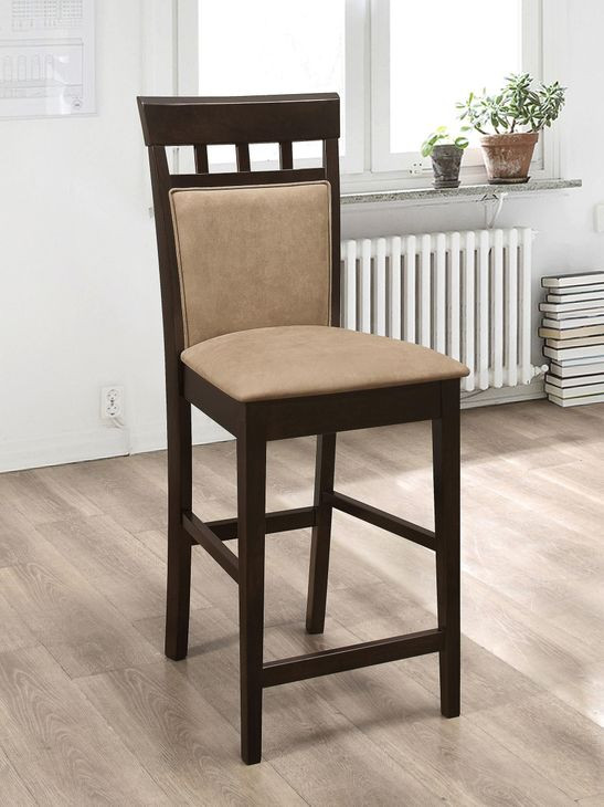 Gabriel Cappucino Closed Back Counter Height Stool Set of 2