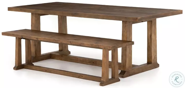 Otto Honey Pine 87" Dining Table