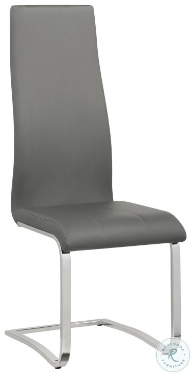 Athena Grey Dining Chair Set Of 4 From Coaster Furniture | Coleman ...