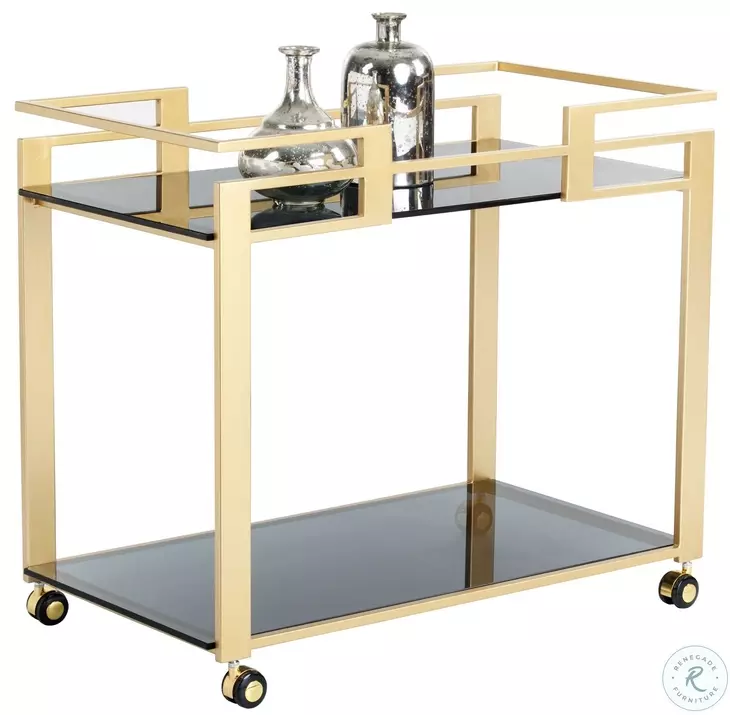 Avondale Gold Bar Cart