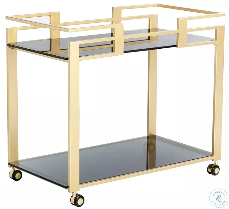 Avondale Gold Bar Cart