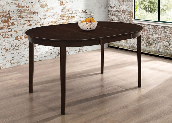 Gabriel Cappuccino Extendable Oval Dining Table