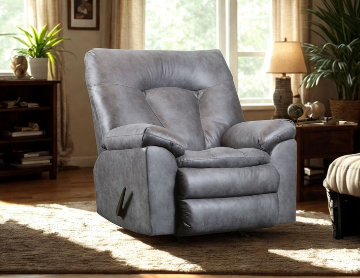 Bennett Gray Rocker Recliner