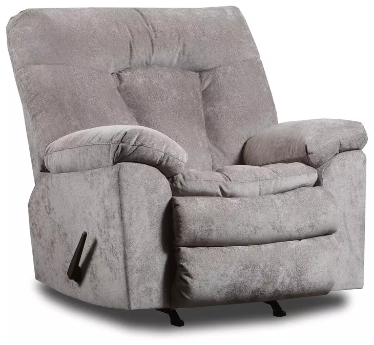 Bennett Gray Rocker Manual Recliner