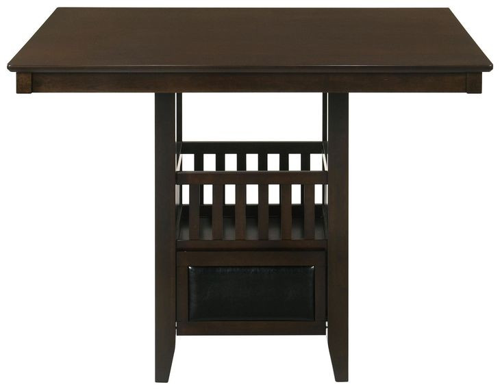 Jaden Espresso Square Counter Height Dining Table