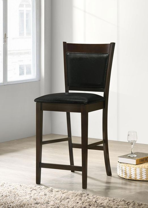 Jaden Black Counter Height Stool Set of 2