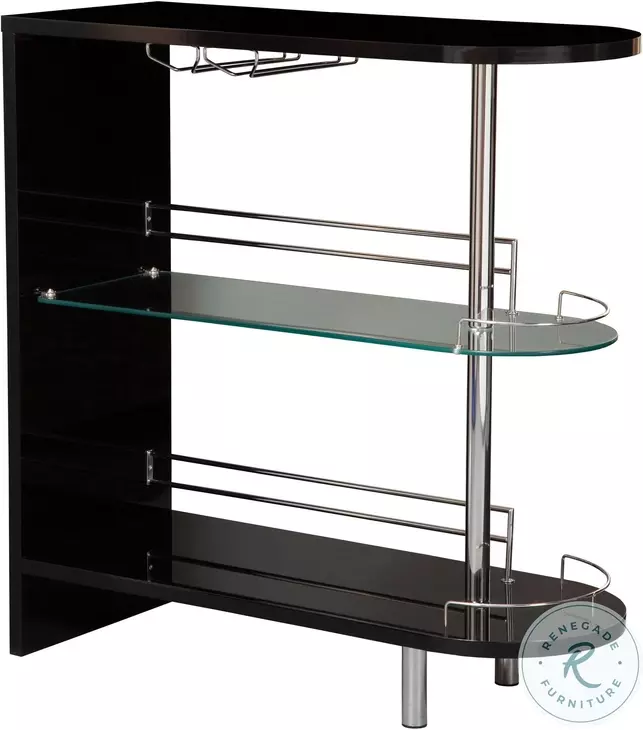 101063 Black Bar Table