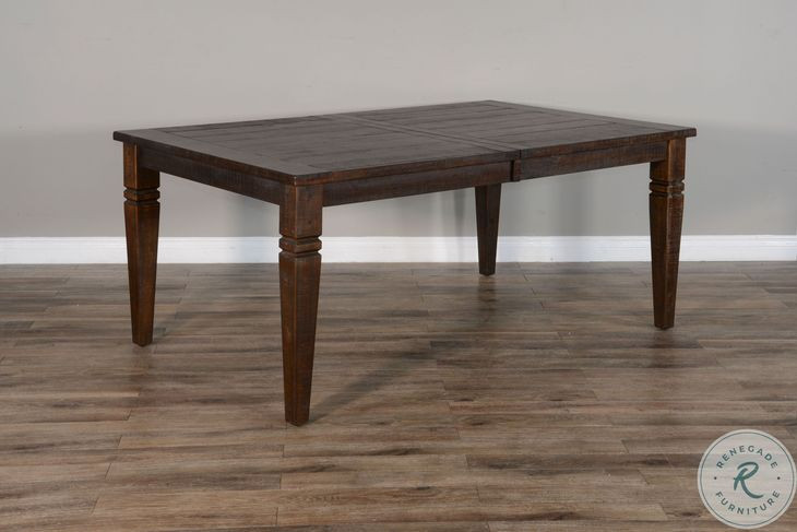 Havenstead Dark Brown 90" Extendable Rectangular Dining Table