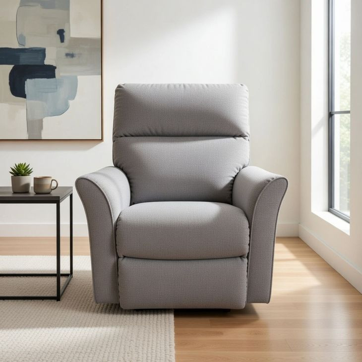 Stardust Network Grey Rocker Recliner