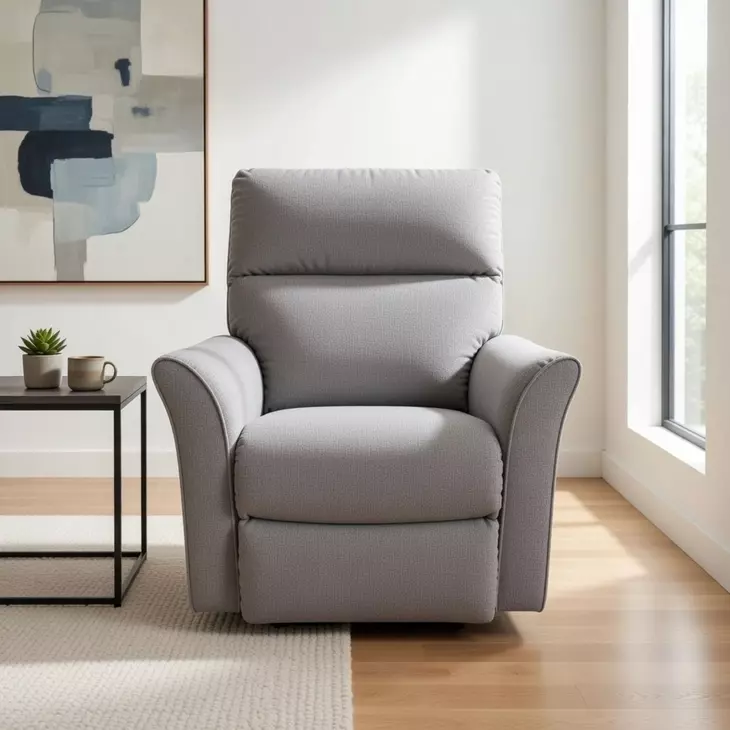 Stardust Network Grey Rocker Recliner