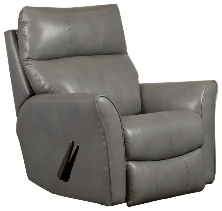 Stardust Valentino Granite Leather Rocker Recliner