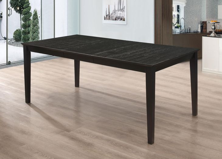 Lexton Black Extendable Dining Table
