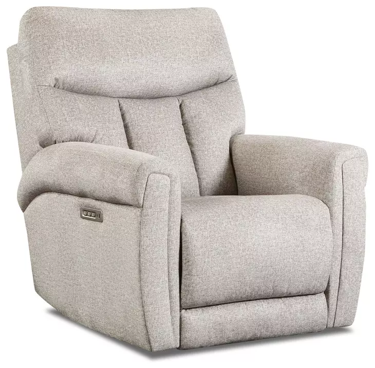 Sutton Tweed Triple Power Rocker Recliner with USB Charging