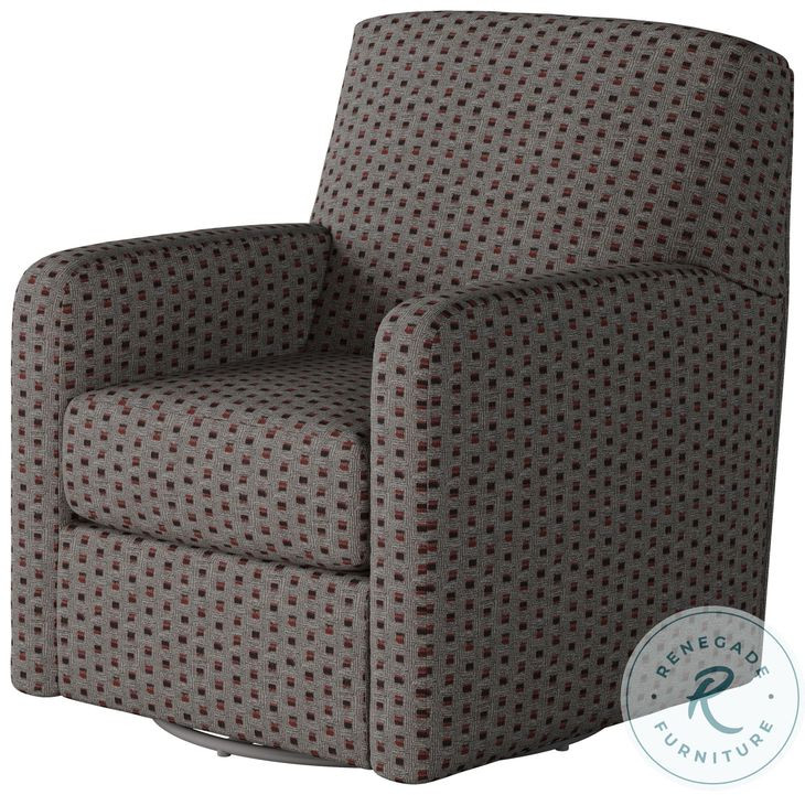 Flash Dance Lava 29" Wide Swivel Glider