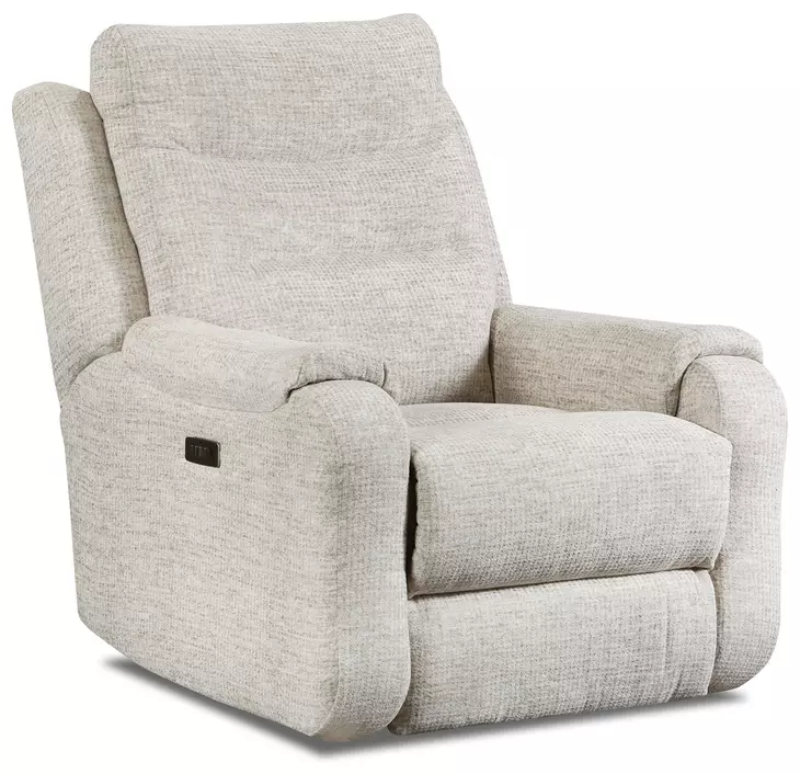 Sheridan Suede Rocker Power Recliner with Power Headrest and USB Charging