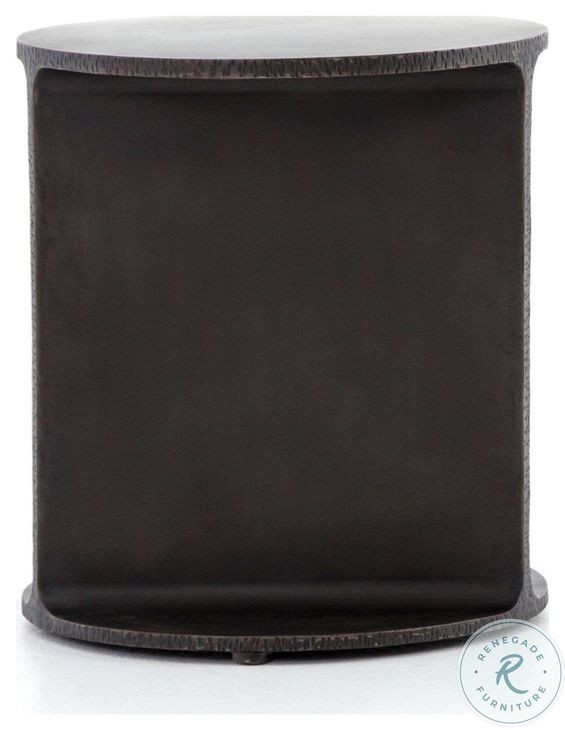 Griffon Rustic Fossil Side Table