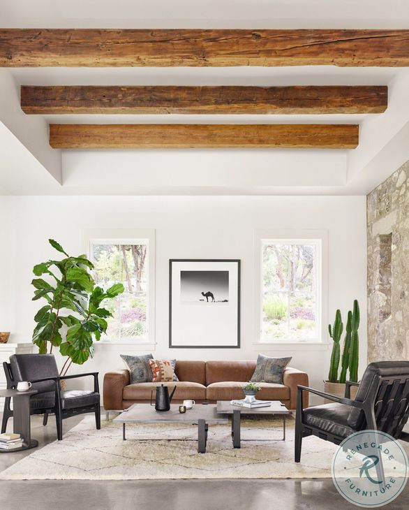 Griffon Rustic Fossil Side Table