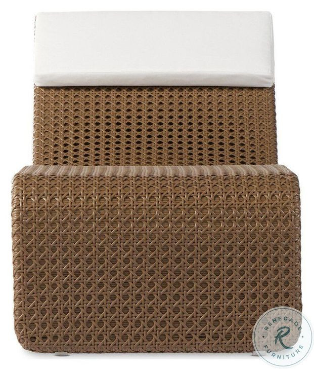 Paige Natural Woven 80" Outdoor Chaise