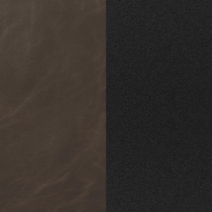 Michelle Brown And Black Armless Bar Stool Set of 2