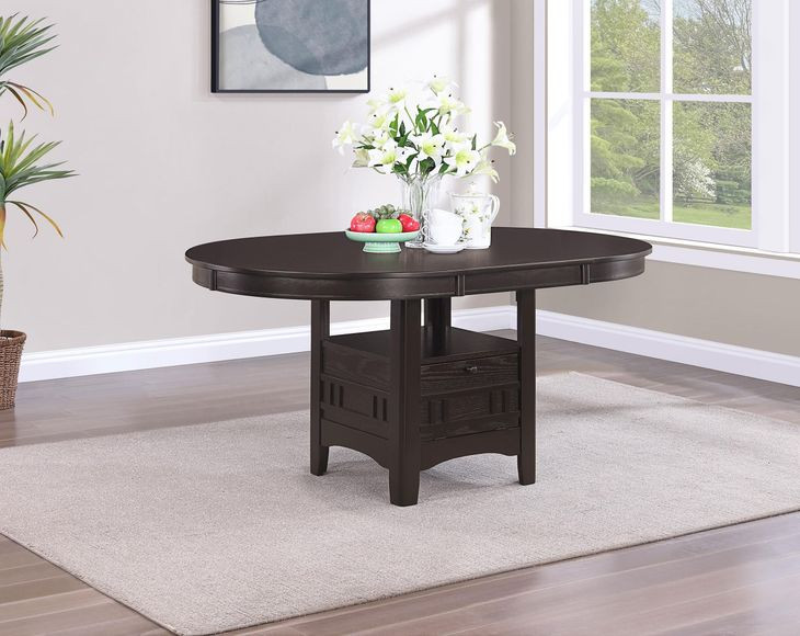 Lavon Espresso Extendable Dining Table