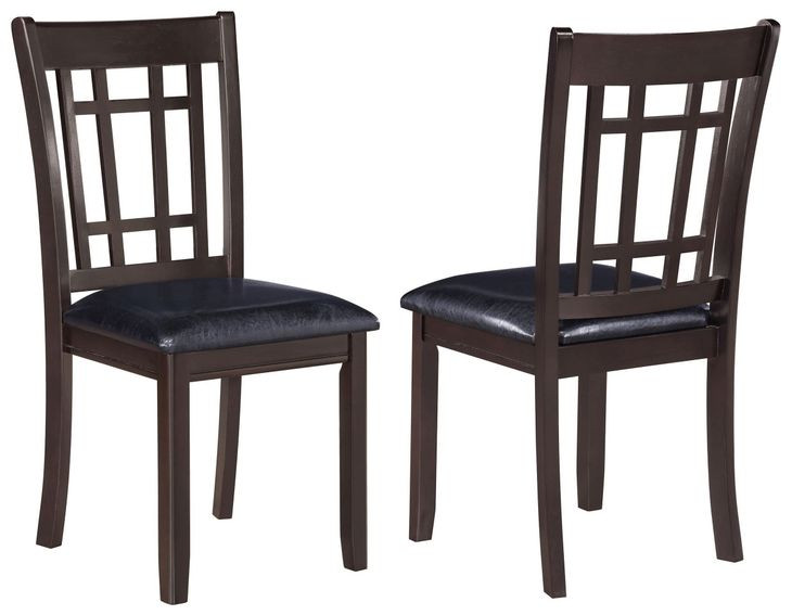 Lavon Black Side Chair Set of 2