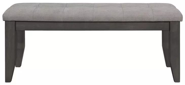 Dalila Dark Grey Padded Cushion Bench