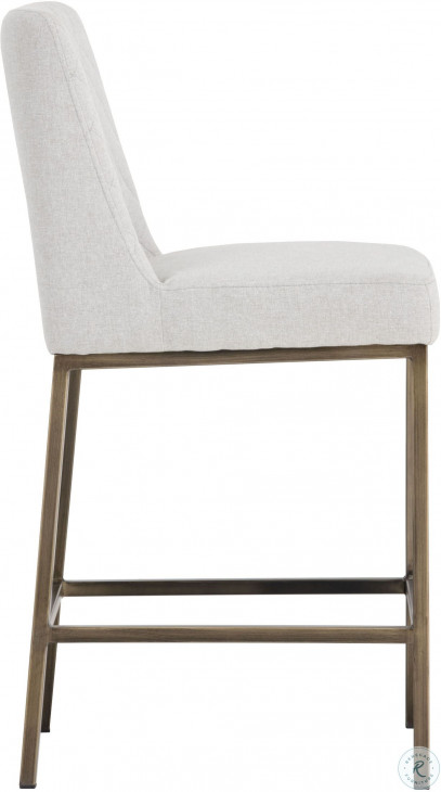 Leighland Light Grey Counter Height Stool