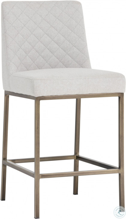 Leighland Light Grey Counter Height Stool