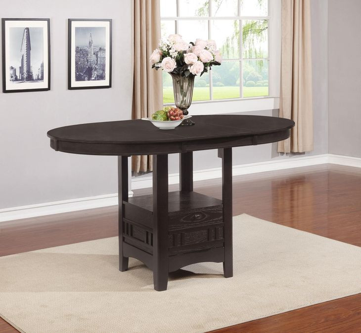 Lavon Espresso Extendable Counter Height Dining Table