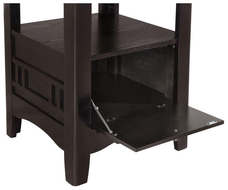 Lavon Espresso Extendable Counter Height Dining Table