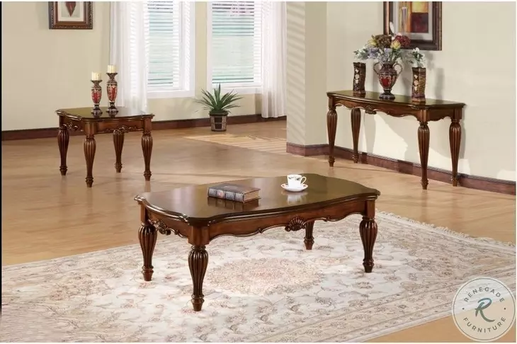 Dreena Cherry Rectangular Sofa Table from ACME Furniture | Coleman